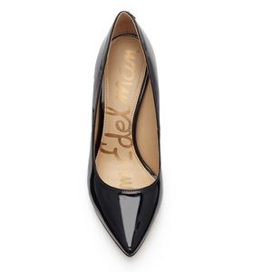 New Classic Sam Edelman Black Patent Hazel Heels